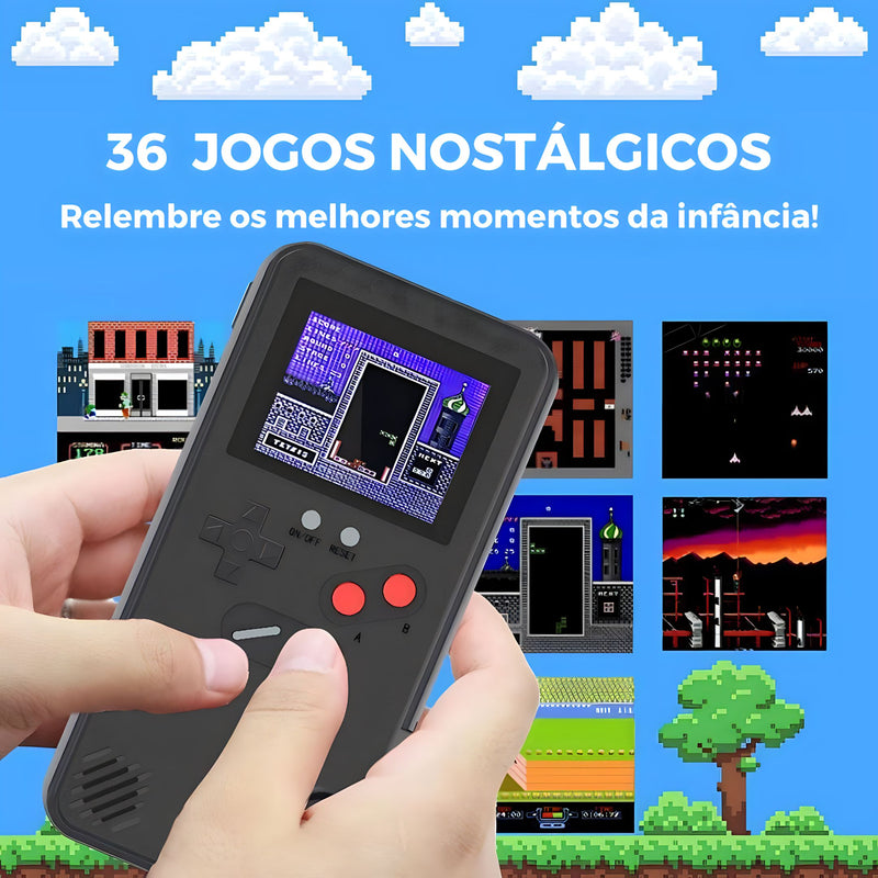 Retro Game Cover™ Capa com 36 Jogos Nostálgicos + Cabo Usb de Brinde